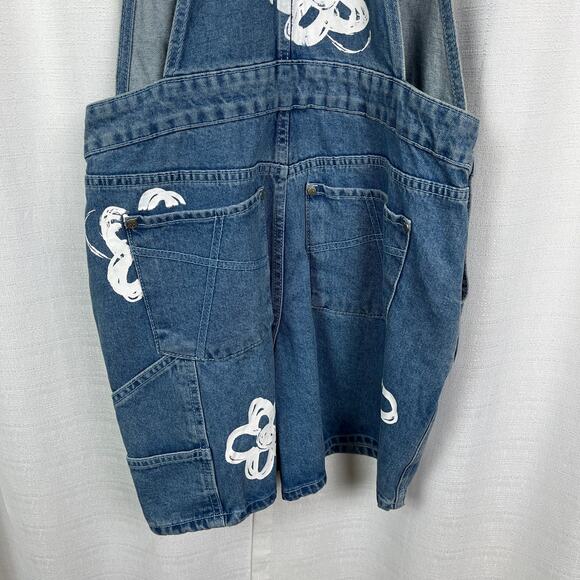 The Ragged Priest Flower Print Shortalls Sz.28 NWT - Picture 14 of 15